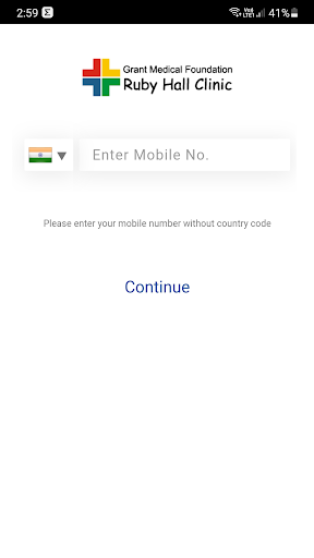 Android application Ruby Hall MD screenshort