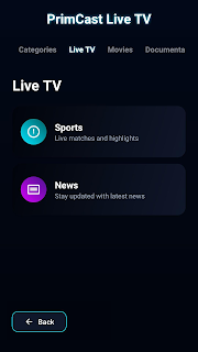 PrimCast Live TV