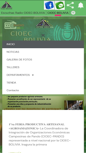Radio CIOEC BOLIVIA screenshot 4