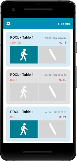 Dinggly Call Receiver Screen 2