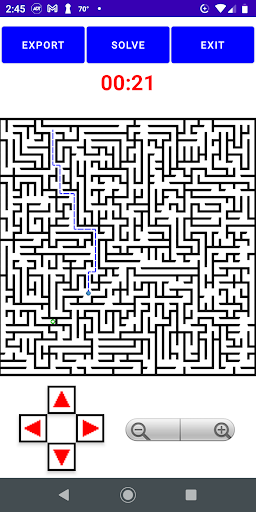 Android application Simple Maze Generator screenshort