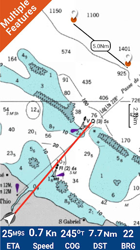 New Caledonia GPS Charts Screen 3