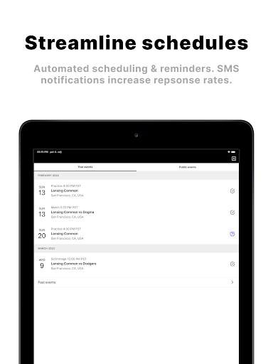 Bella Football - Team Manager