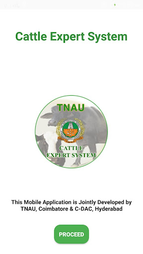 Android application Cattle Expert System screenshort