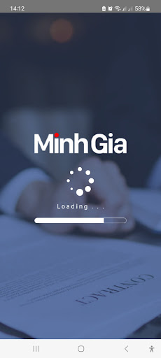 Android application Luật Minh Gia screenshort
