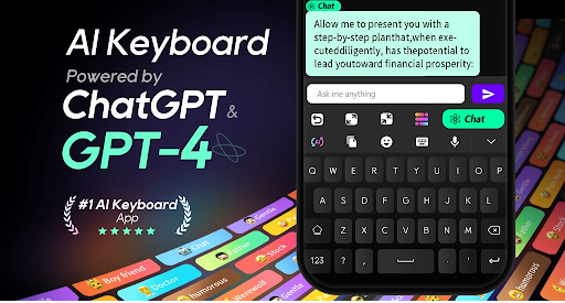 Android application ThinkTypeAI-Keyboard by GPT screenshort
