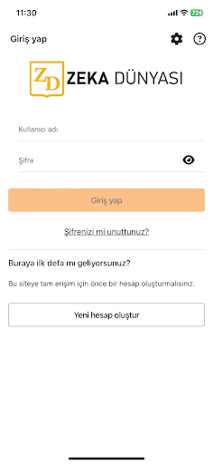 Android application Zeka Dünyası screenshort