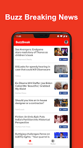 BuzzBreak اربح المال مقابل متابعة الأخبار الممتعه 1