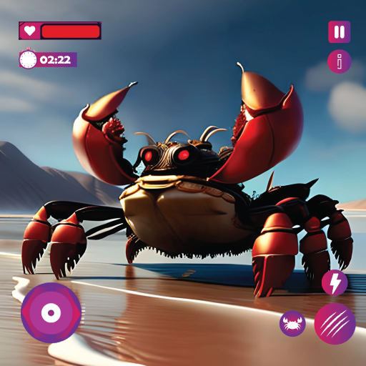 Insectoid Monster Crab.io 3D