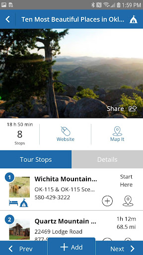 Screenshot of TravelOK