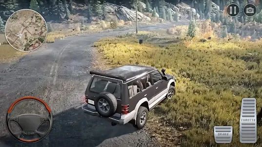 Conduite en jeep hors route 3D