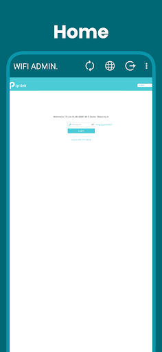 Android application Router Setup - WIFI ADMIN PAGE screenshort