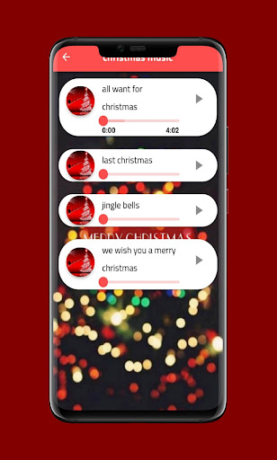 Android application Christmas Music screenshort