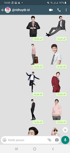 Sticker WA Kim Min Jae Korean Drama WAStickerApps