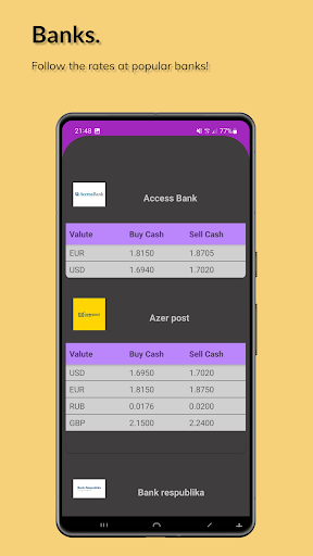Manat Converter for Azerbaijan Screen 3