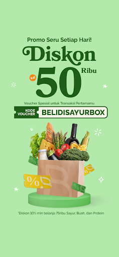 Android application Sayurbox - Grocery Jadi Mudah screenshort
