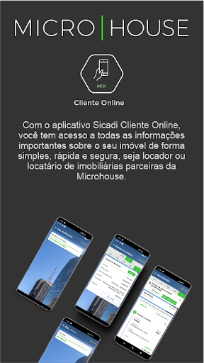 Android application SICADI Cliente Online screenshort