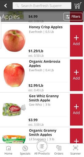 Screenshot of Everfresh Supermarket