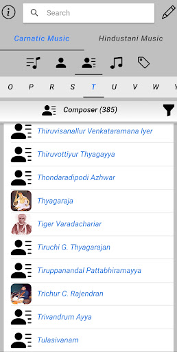 Carnatic Music Vault Screen 2