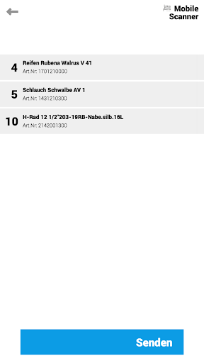 BikeParts MobileScanner