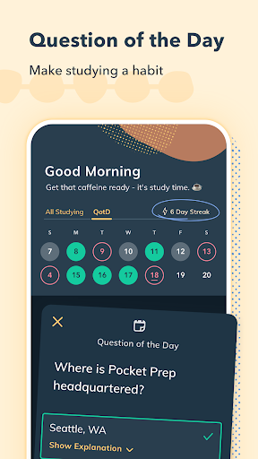 Screenshot of Pocket Prep Professional
