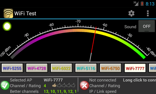 WiFi Test Screen 3