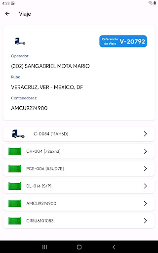 Phi-Cargo Seguridad Screen 3