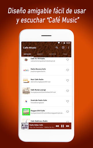 Cafe Music App Screen 3