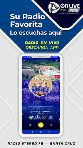 Android application Radio Stereo Fs Santa Cruz screenshort