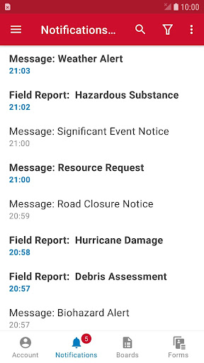 WebEOC Screen 3