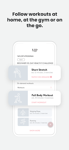 VIP Fitness Coaching Screen 3