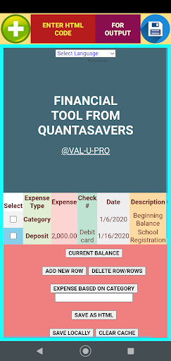 HTML EDITOR and VIEWER II