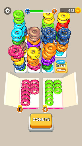 Donut Sort Master Screen 2