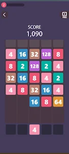 2048 Merge & Match Puzzle Game