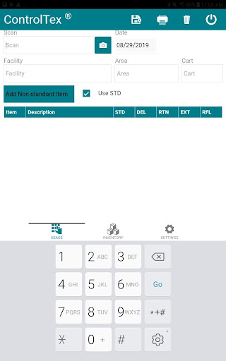 ControlTex® Data Entry Screen 2