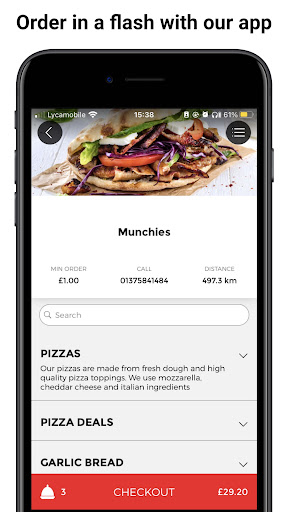 Android application Munchies, Tilbury screenshort