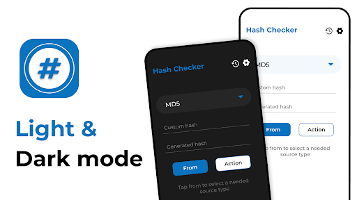Android application Simple Hash Checker screenshort