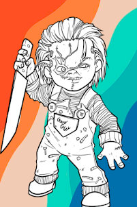 Livro de Colorir de Chucky