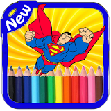 Super Heros Coloring Book icon