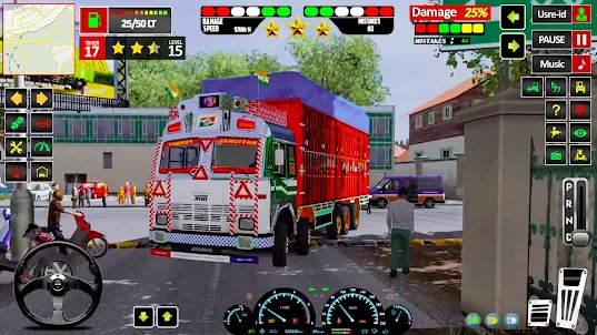 印度越野卡車遊戲 3d