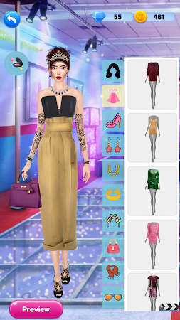 Game screenshot Fashion Stylist dress up games hack