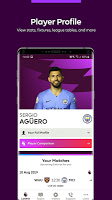 screenshot of Premier League Player App