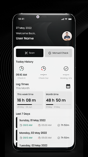 Check-in Screen 2