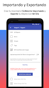Captura de Pantalla 6 Sistema de Inventario Intelige android