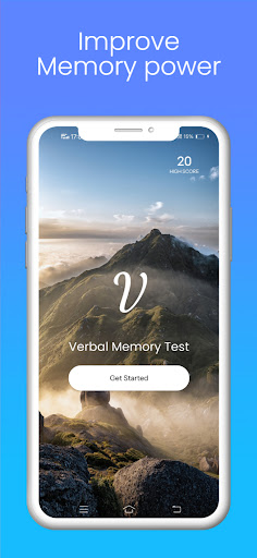 Verbal Memory Test Screen 2