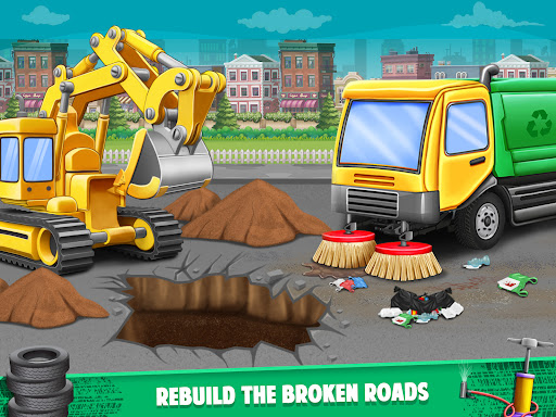 Kids Road Cleaner Truck Game 1.0.30 screenshots 21
