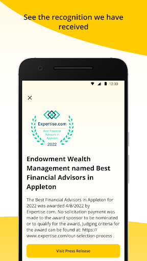 Endowment Wealth Management Screen 3