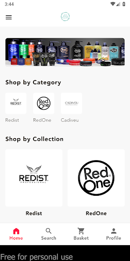 Android application Nest Beauty Cosmetics screenshort