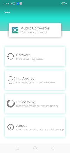 Android application Audio Converter - MP3,M4A,WAV screenshort
