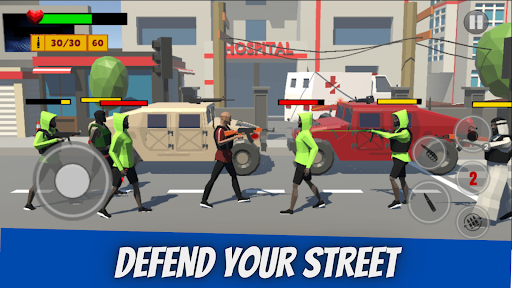 Android application Polygon Street Brawl screenshort